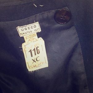 Vintage French Military Wool Coat - 1971 Steampunk